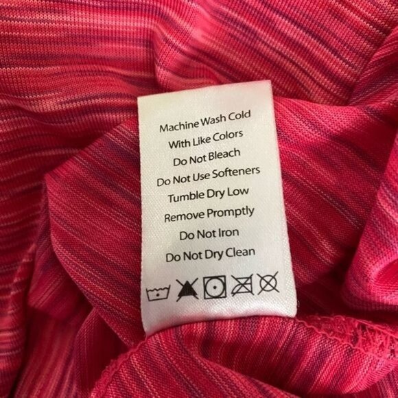 RBX Dri Fit Short Sleeve Athletic Top Pink Purple Women's Medium - Picture 8 of 8